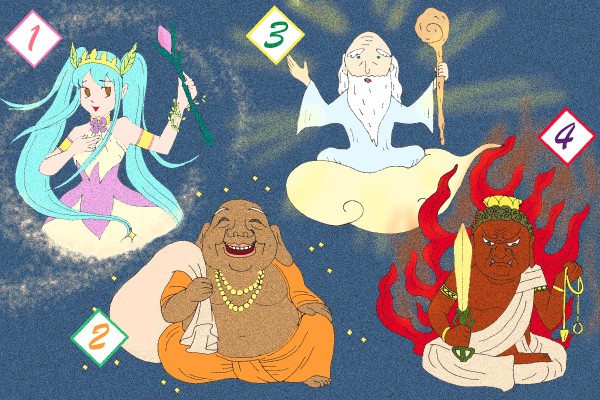 【イラスト性格占い】イメージで診断☆「私の守護神はだれ？」