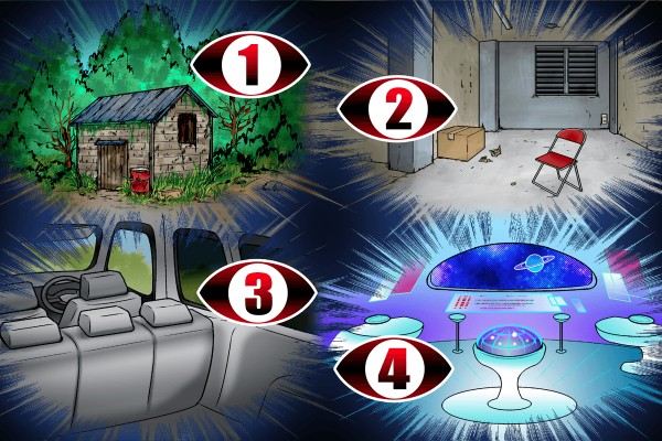 【イラスト心理テスト】まさかの誘拐！「あなたが連れていかれる場所はどこ？」