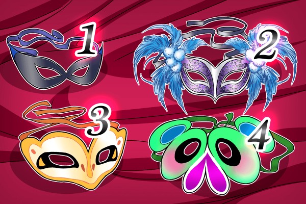 【画像性格診断】あなたはどんな仮面を選ぶ？