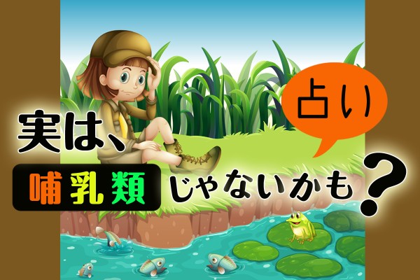 イルカは知ってた。サメもコウモリも？じゃあ、私は？「実は、哺乳類（ほにゅうるい）じゃないかも？占い」